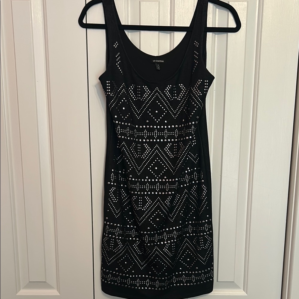 Express Black Sleeveless Sheath Mini Dress